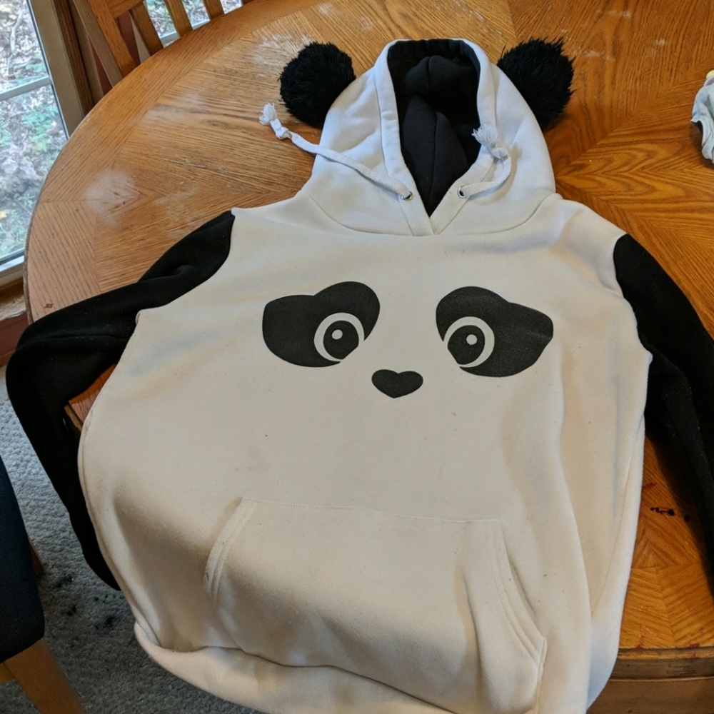 Panda hoodie